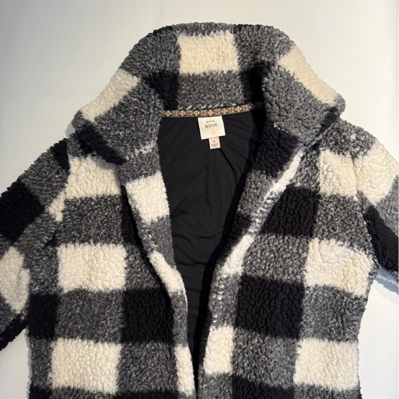 Jackets & Blazers - Plaid Sherpa Jacket